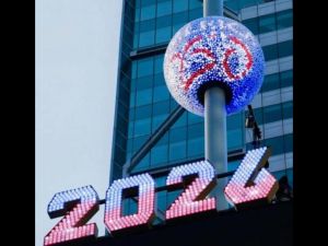 时报广场跨年融入爱国元素 揭建国250周年活动序幕